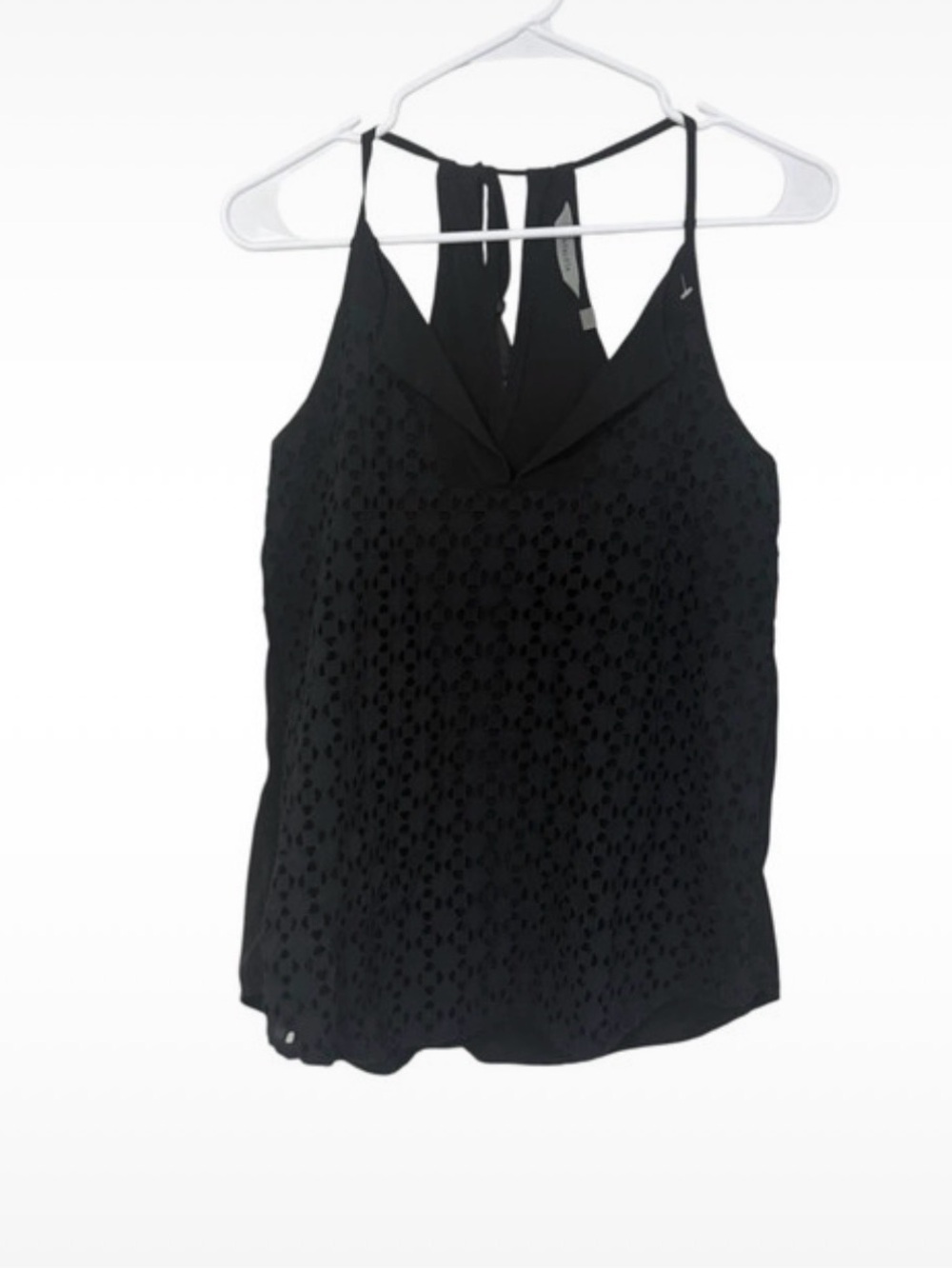 Athleta Black Lace Overlay Camisole